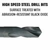 Drill America 1in-36 UNS HSS Plug Tap and 25.00mm HSS 1/2in Shank Drill Bit Kit POUFS1-36